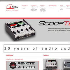 aeta-audio.com PRODUCTS, Codecs, Sound recording