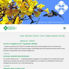 aexeei.com.br Confraternização reuniu mais de 200 pessoas, de diferentes gerações, em Ivoti Ivoti - A emoção tomou conta dos ex-alunos do Instituto de Educação Ivoti (IEI) durante um reencontro