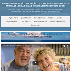 Afaban Limeira - Assoc.Funcs.Apos.Banespa Limeira e Região - Associação dos Afaban Limeira - Assoc.Funcs.Apos.Banespa Limeira e Região - Associação dos