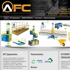 AFC Equipamentos locação e assistência técnica de elevadores CREMALHEIRA e AFC Equipamentos locação e assistência técnica de elevadores CREMALHEIRA e