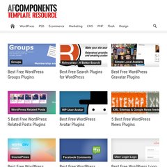afcomponents.com 3d carousel, thumbnail grid, slideshow