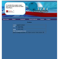 afraequiptos - Afra Engenharia