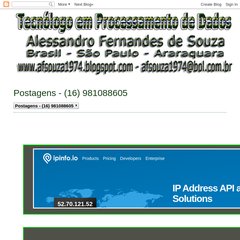 TECNÓLOGO EM PROCESSAMENTO DE DADOS TECNÓLOGO EM PROCESSAMENTO DE DADOS