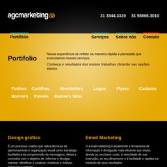 agcmarketing.com.br Portifólio, Serviços, Folders agcmarketing.com.br Portifólio, Serviços, Folders