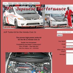 ajperformance - Double the power of your 2006-11 Honda Civic Si with an AJP Turbo