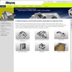 AlloyCoq | Peças em ligas de Alumínio, Zamak, cobre, latão e bronze