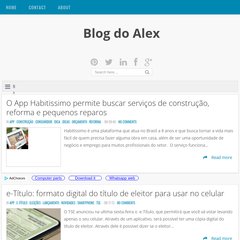 Blog do Alex Blog do Alex
