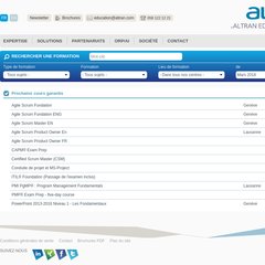 Cours et Formations en Informatique, ITIL, PMI, Telecom, Industrie