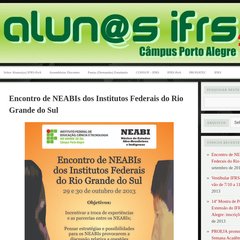 Alunos IFRS-PoA | Espaço de divulgação, informação, discussão dos(as) alunos(as)