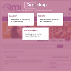 www.Amishop.nl - AMIshop, de online winkel van AMI Kappers!