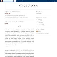 Artes Visuais Artes Visuais