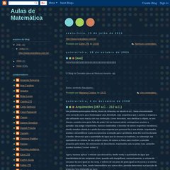 Aulas de Matemática