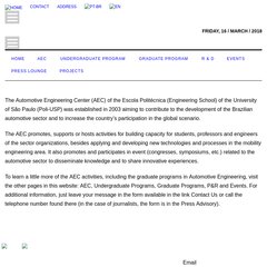 Engenharia Automotiva da Escola Polit&eacute;cnica da USP