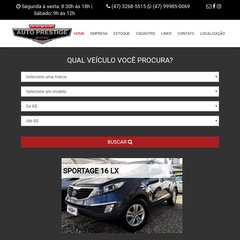 autoprestige.com.br Empresa, Estoque, Not&iacute;cias