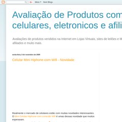 Avaliação de Produtos como celulares, eletronicos e afiliados