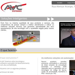 avcsistemas.com.br avc sistema sistemas cancela cancelas controle estacionamento garagem ve