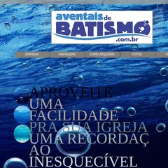 aventaisdebatismo.com.br Aventais de Batismo, Batas de Batismo, Batismo