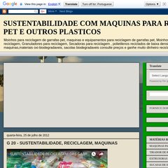 SINAL VERDE - MAQUINAS PARA RECICLAGEM DE PET E OUTROS PLASTICOS