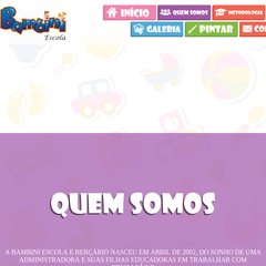 Bambini Escola - Educanto Crian&ccedil;as