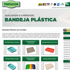 BANDEJA PL&Aacute;STICA em Curitiba/Paran&aacute; - 41.3366-6065 - Tripacon