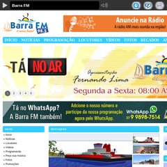 RÁDIO BARRA FM 87,9 MHZ RÁDIO BARRA FM 87,9 MHZ