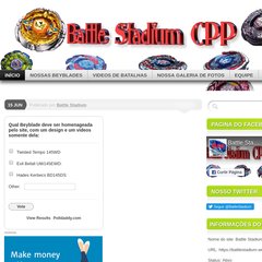 battlestadium.wordpress.com Início, Nossas Beyblades, Videos de Batalhas