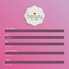 Beauty for You! - Manutenção Beauty for You! - Manutenção