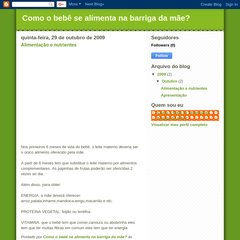 bebesealimentacao.blogspot.com Alimentação e nutrientes, 05:23, Apresentação