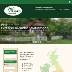 Bed and Breakfast Nationwide in selected B&B throughout the UK