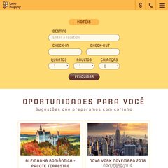 Bee Happy Tour & Travel, Inc. - Primeira Pagina