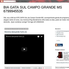 BIA GATA SUL CAMPO GRANDE MS 6799945535 BIA GATA SUL CAMPO GRANDE MS 6799945535