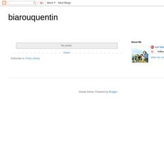 biarouquentin.blogspot.com Início, Postagens (Atom) biarouquentin.blogspot.com Início, Postagens (Atom)