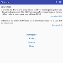 Biblebox - 54 bible editions on 22 languages Biblebox - 54 bible editions on 22 languages