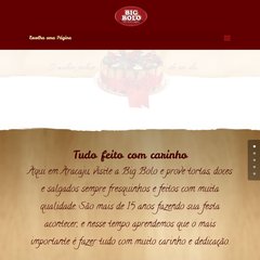 Big Bolo. Tortas, doces e salgados. Descubra delícias! Big Bolo. Tortas, doces e salgados. Descubra delícias!