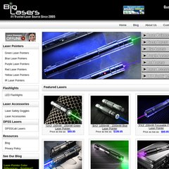 Buy Laser Pointers - Buy Lasers - Cheap Laser Pointers - BigLasers.com Buy Laser Pointers - Buy Lasers - Cheap Laser Pointers - BigLasers.com