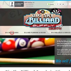 Big Sky Billiards Supply - Home