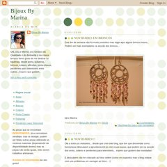 bijouxbymarina2010.blogspot.com NOVIDADES EM BRINCOS, 08:03, 2 comentários bijouxbymarina2010.blogspot.com NOVIDADES EM BRINCOS, 08:03, 2 comentários