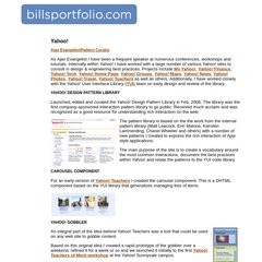 Bill Scott's Portfolio Bill Scott's Portfolio