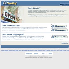 Online Stores Made Simple - Bizhosting