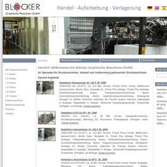bloecker.com Druckmaschinen, Gebrauchte, Druckmaschine bloecker.com Druckmaschinen, Gebrauchte, Druckmaschine