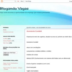 blogandovagas.blogspot.com emprego, empregos, vagas blogandovagas.blogspot.com emprego, empregos, vagas