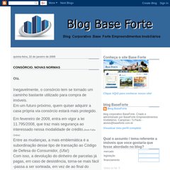 blogbaseforte.blogspot.com CONSÓRCIO. NOVAS NORMAS, 15:40, SEJAM BEM VINDOS!