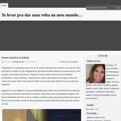 Te levar pra dar uma volta no meu mundo…