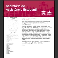  A Secretaria, Deixe um comentário, Espetáculo Na&nbsp;Solidão, A Secretaria
