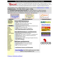 bocat.com b2b, China Business, China Trade