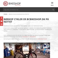 www.Boerkopcykler.dk - til Børkop