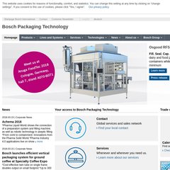 Bosch Packaging Technology - Homepage