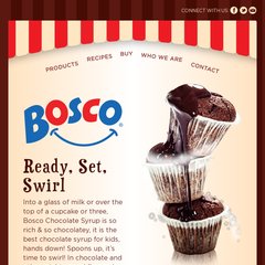 Bosco Chocolate Syrups & Bars