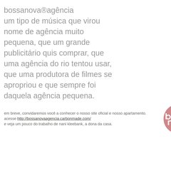 bossanovapublicidade - Bossa Nova Agência