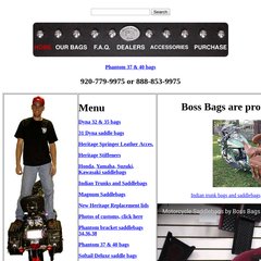 Motorcycle Saddlebags By Boss Bags 1-888-853-9975